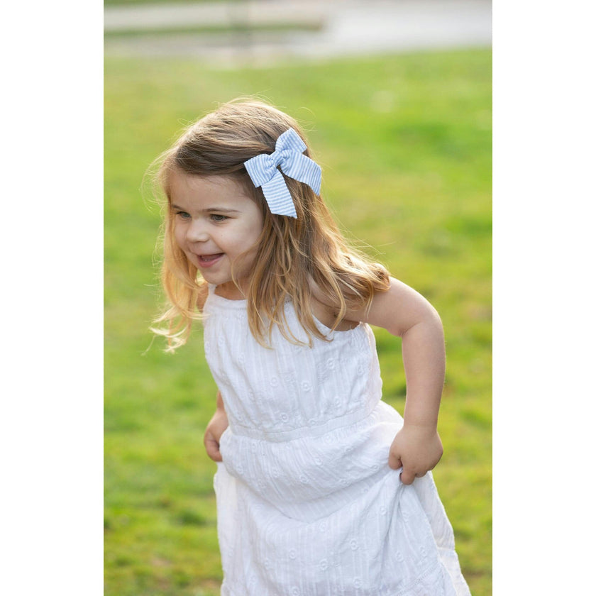 Seersucker Hair Bow