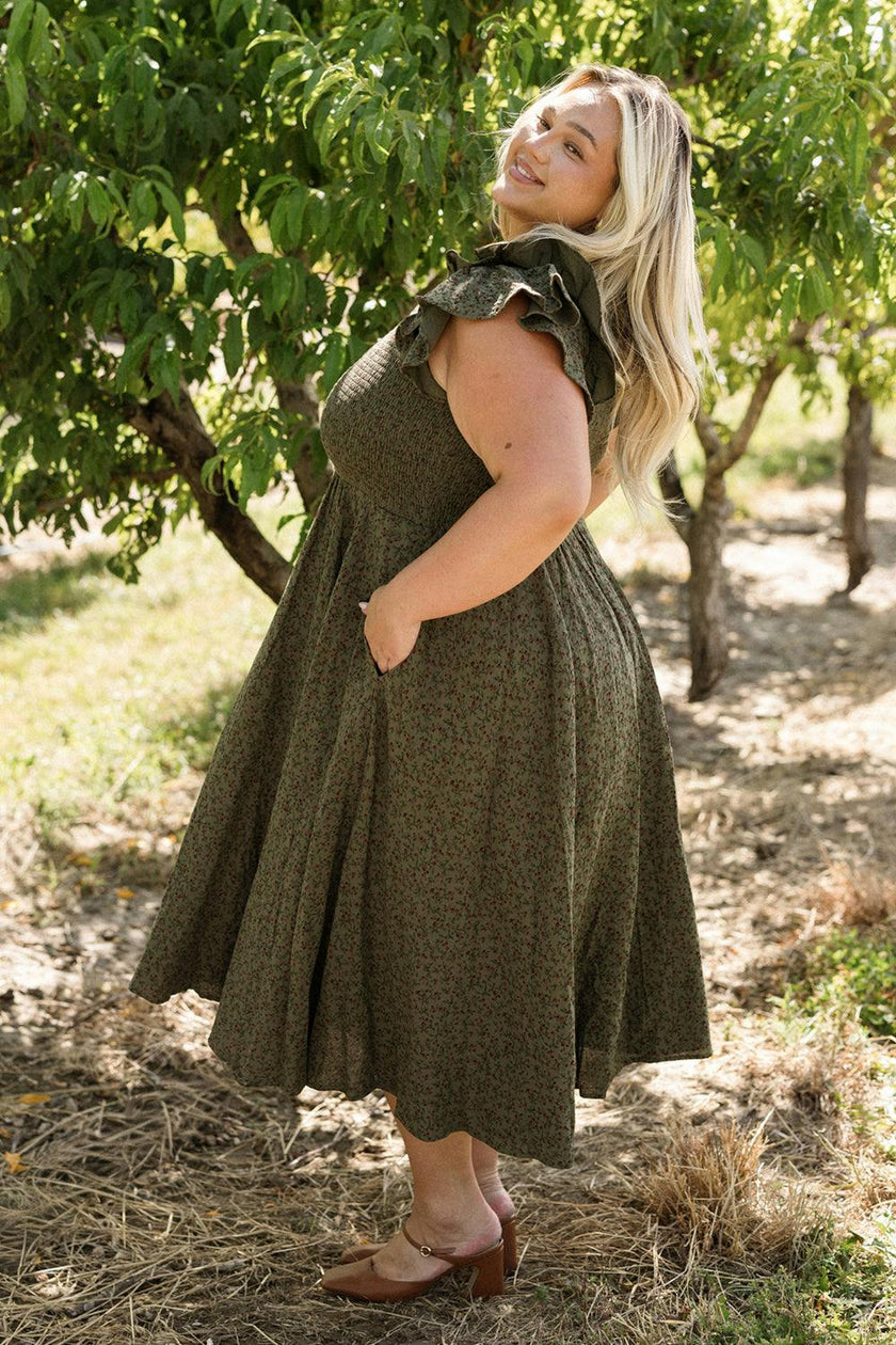 Hattie Dress in Woodland Floral