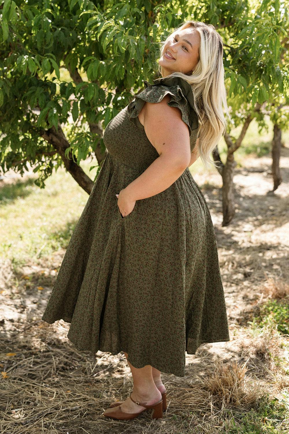 Hattie Dress in Woodland Floral
