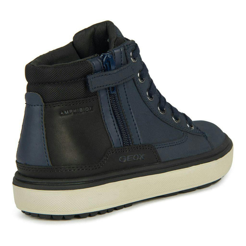 Navy Mattias High Top Sneakers