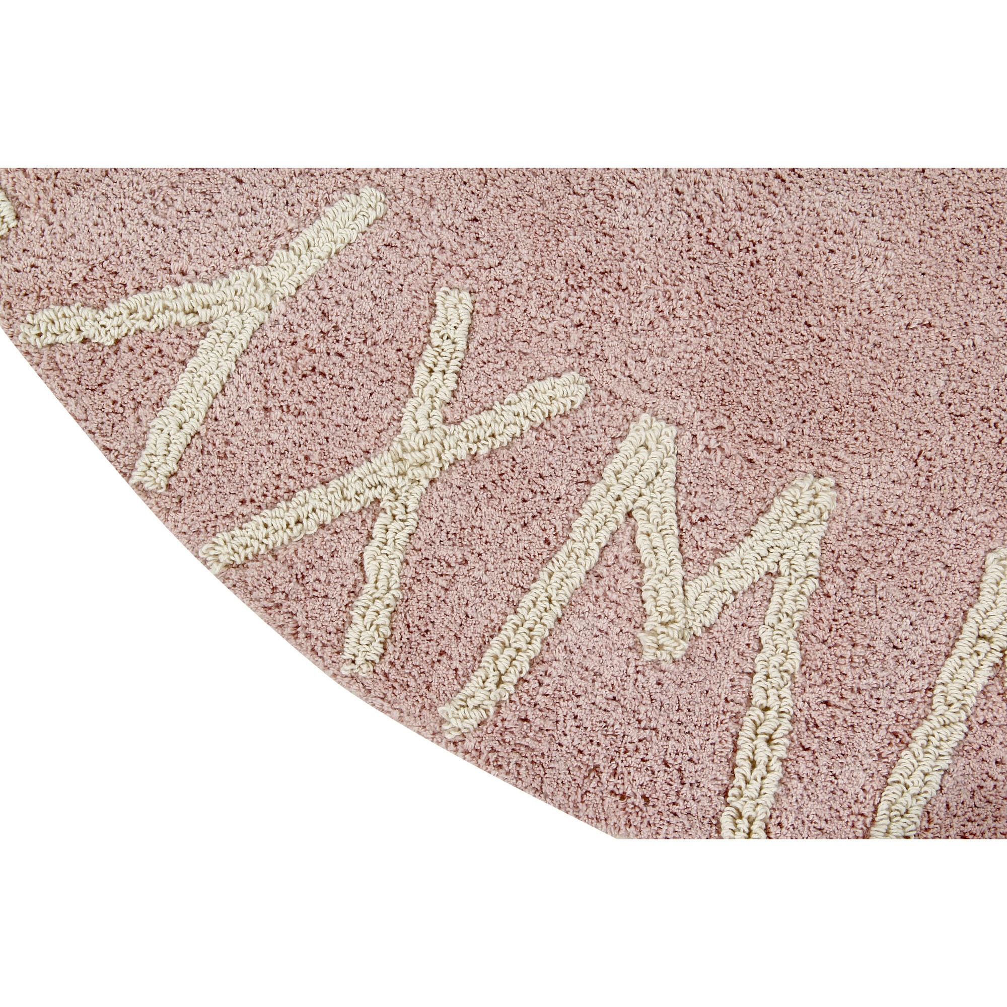 ABC Round Washable Rug