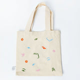 Art Party Embroidered Mini Tote