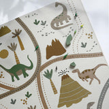 Flat Woven Graphic Print Rectangular Play Rug