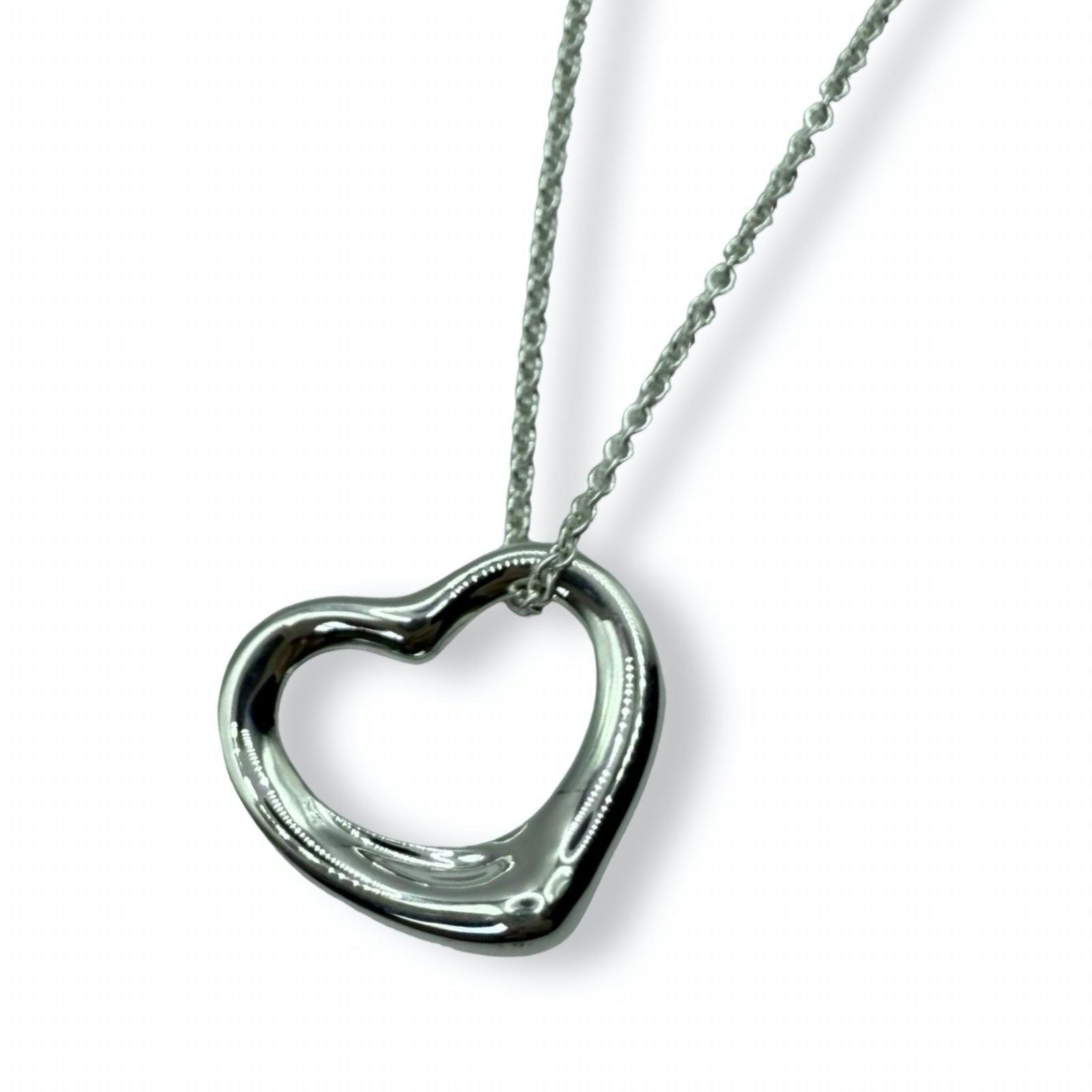 *Preloved* Tiffany & Co. Open Heart Pendant Necklace