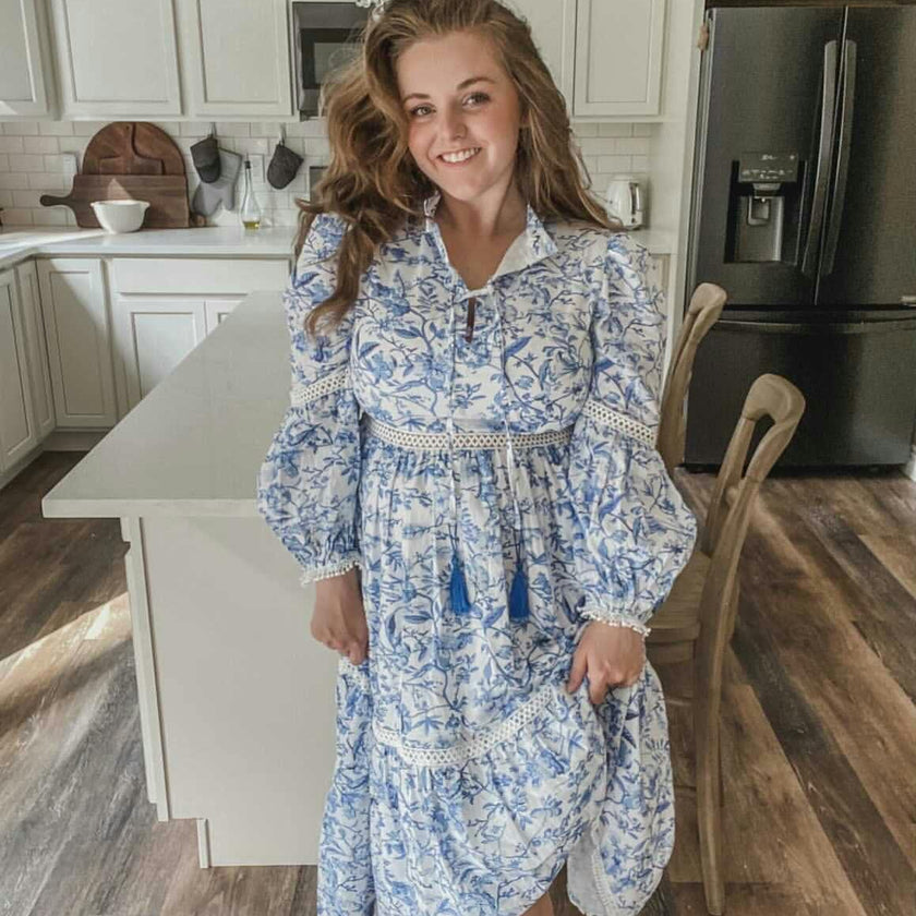 Jaylin Linen Mom Dress