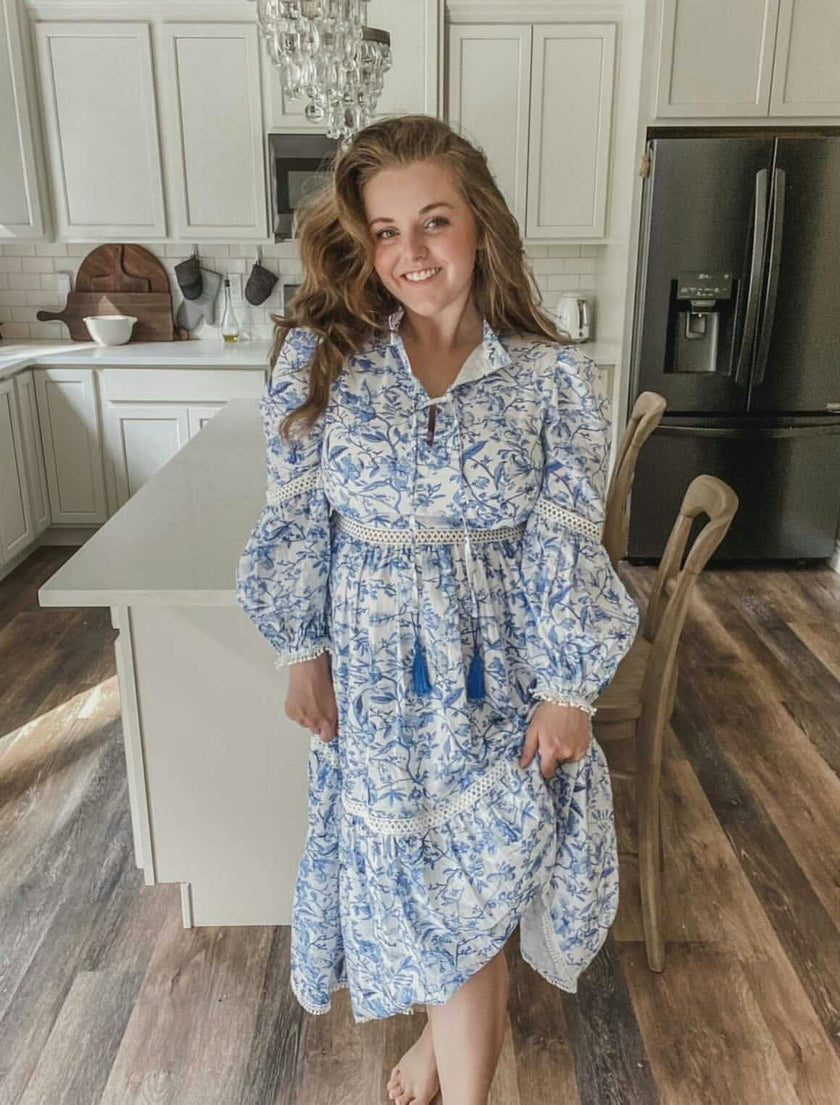 Jaylin Linen Mom Dress