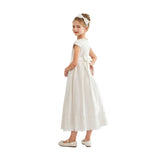 White Pearl-Trim Havenelle Dress