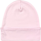 Pink Newborn Hat in Pima Cotton