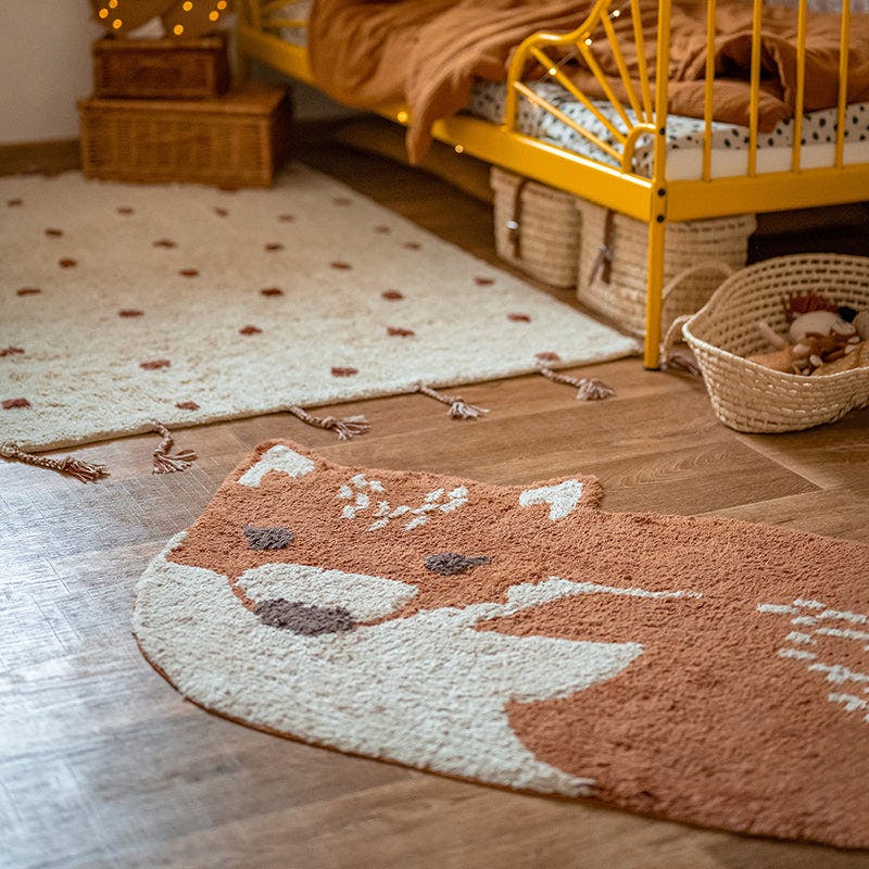 Non-Slip Back Hand-Tufted Rug