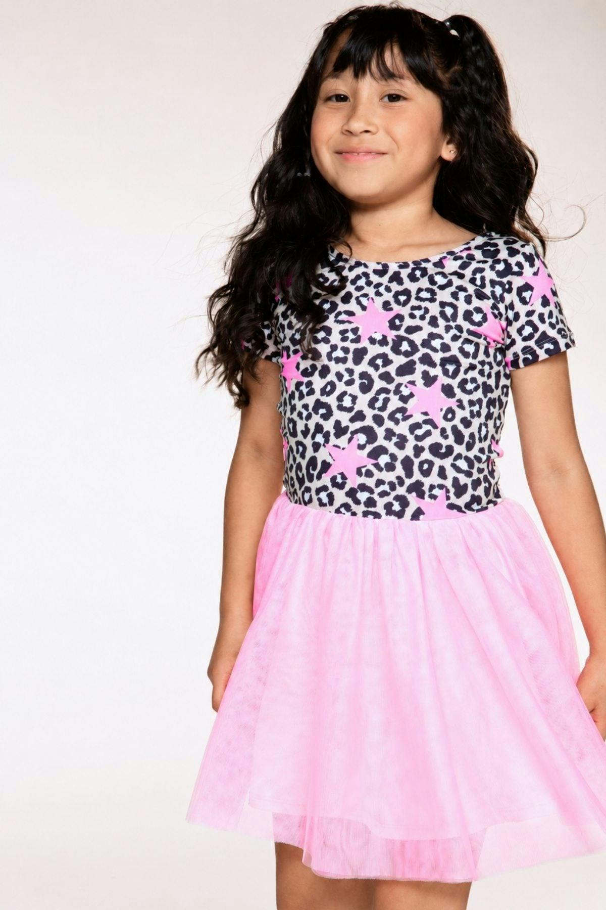 Simply Soft Short Sleeve Be Happy Tulle Dress