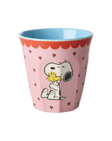 Melamine Cup with Snoopy Print - Medium - Pink - 8.45 oz -
