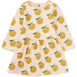 Long Sleeve Skirted Dress, Yellow