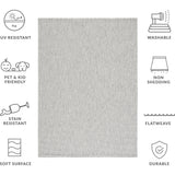 Courtyard Orion Indoor/Outdoor Rug, Grey