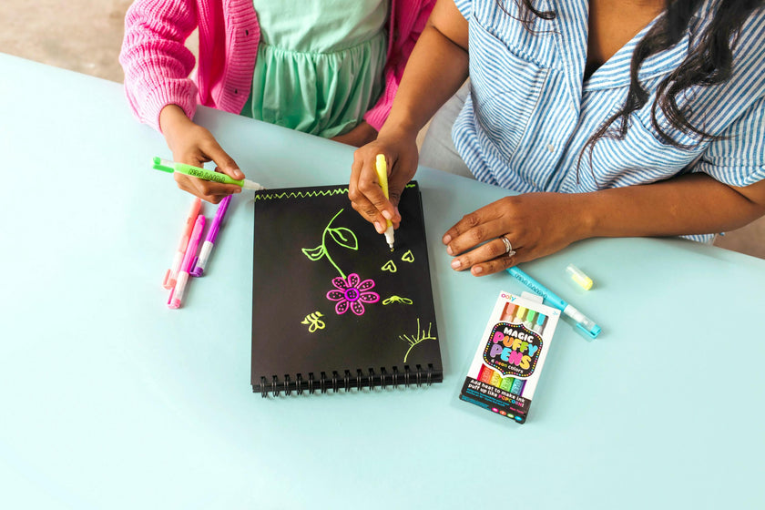 Magic Puffy Pens - Neon - Set of 6
