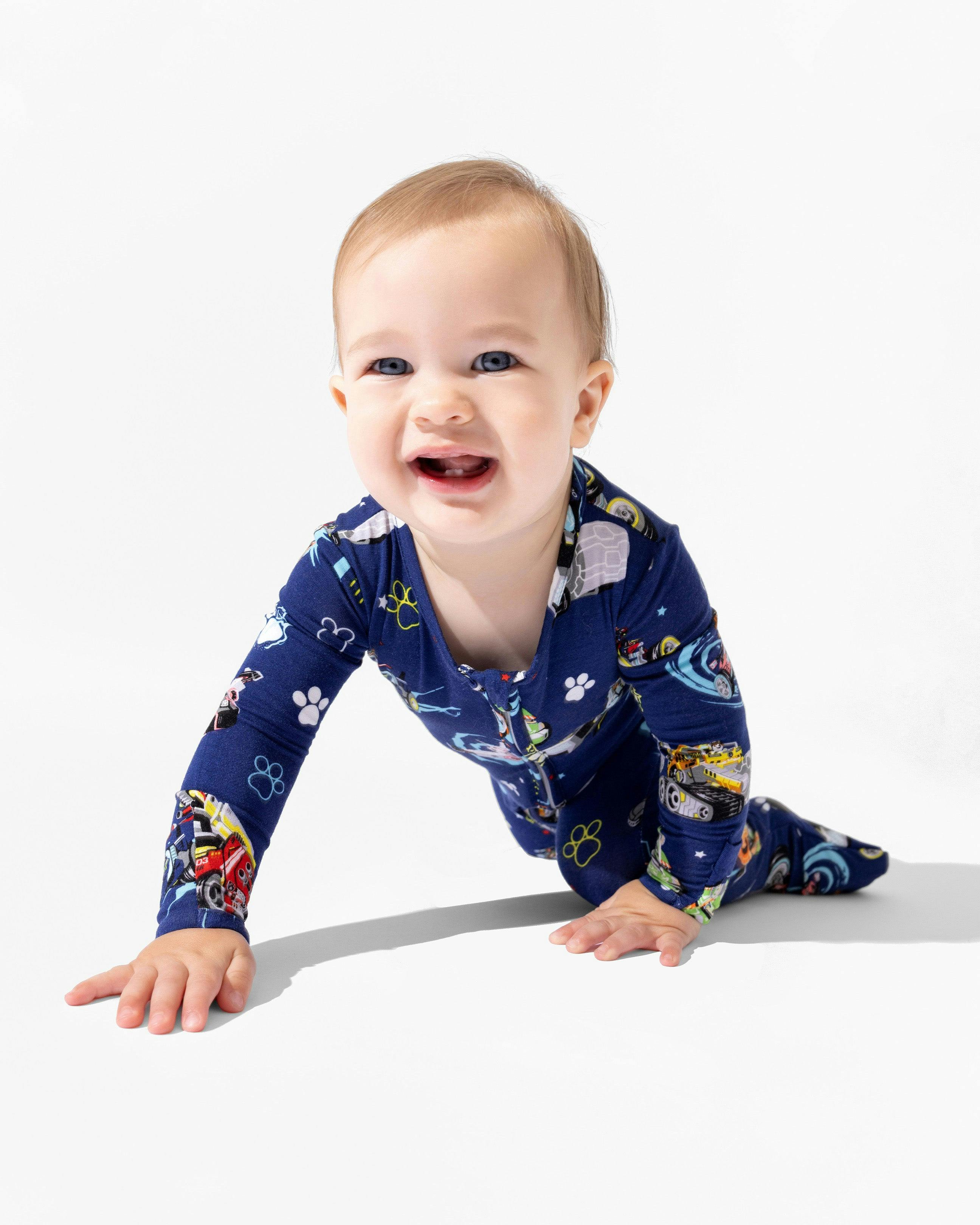 PAW Patrol: The Mighty Movie - Mighty Vehicles Bamboo Convertible Footie