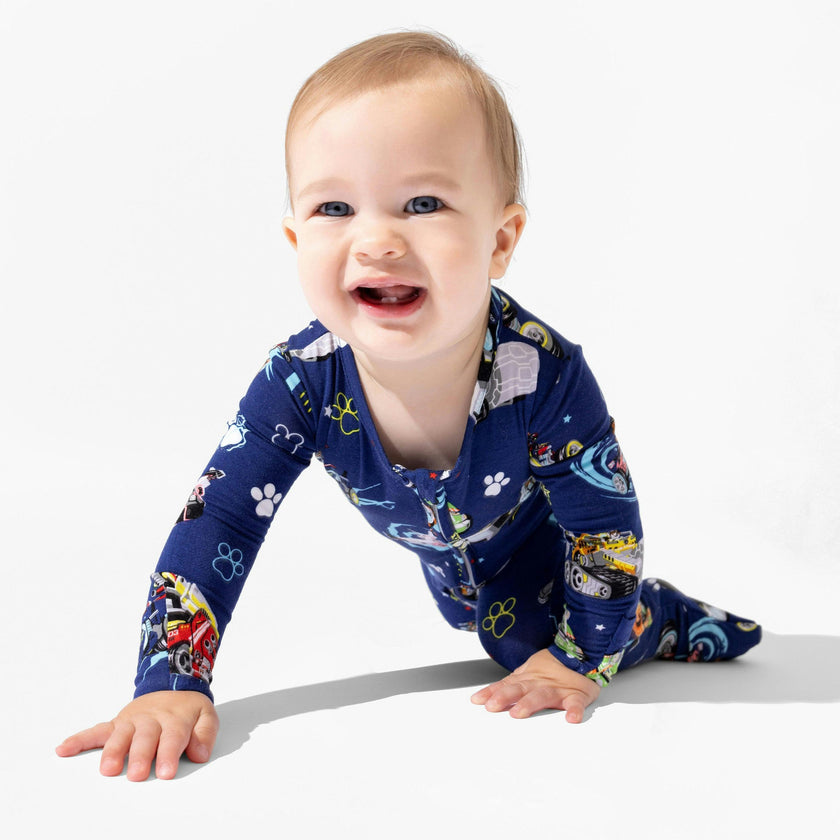 PAW Patrol: The Mighty Movie - Mighty Vehicles Bamboo Convertible Footie