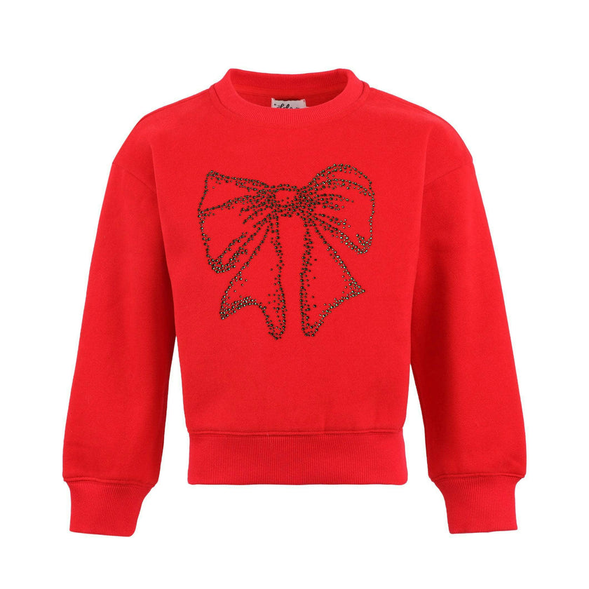 Shimmer Bow Sweatshirt