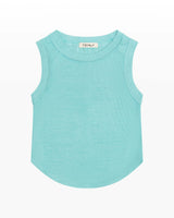 Ribbed Exposed Seam Tank Top