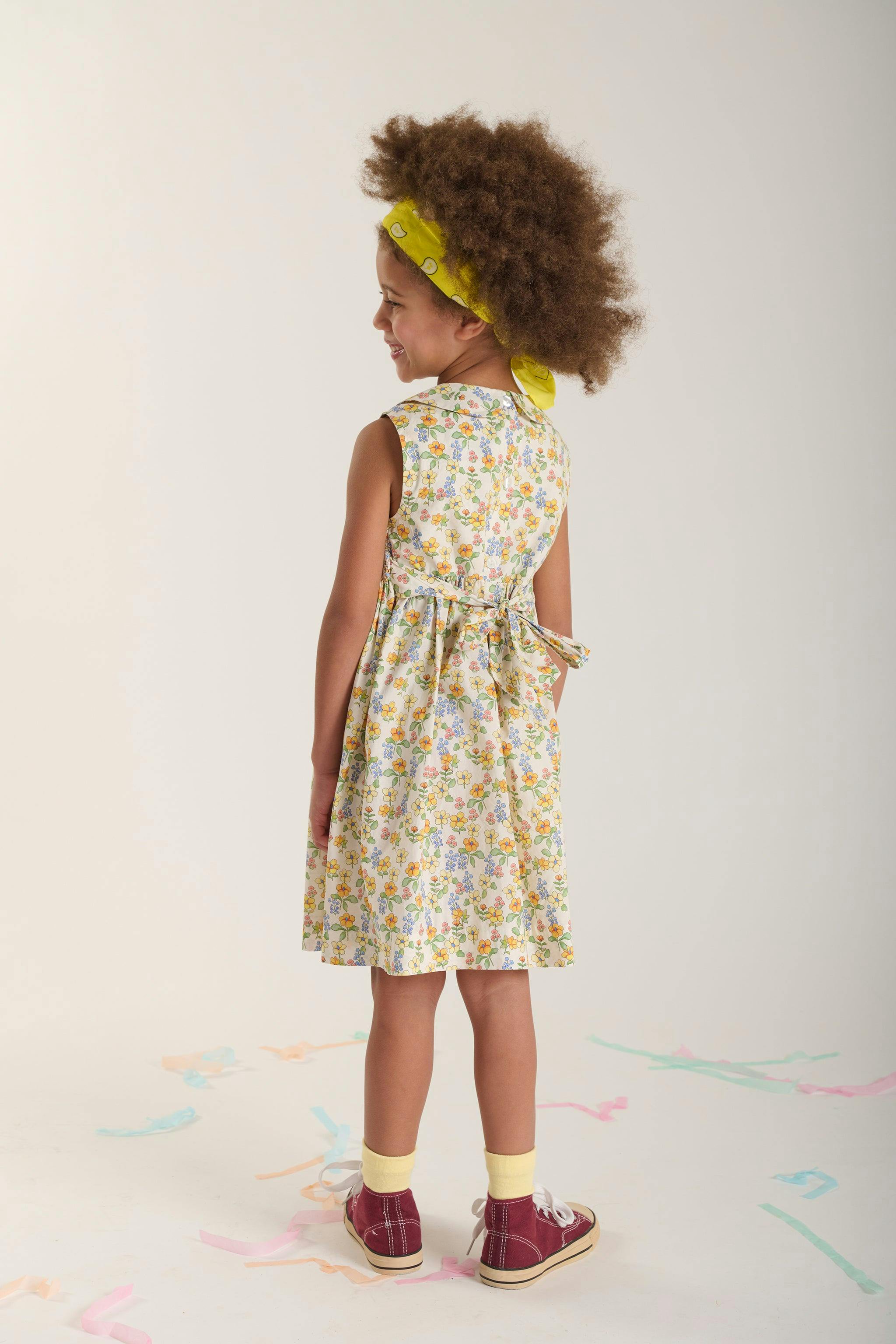 Hand-Smocked Girls Dress - Caroline