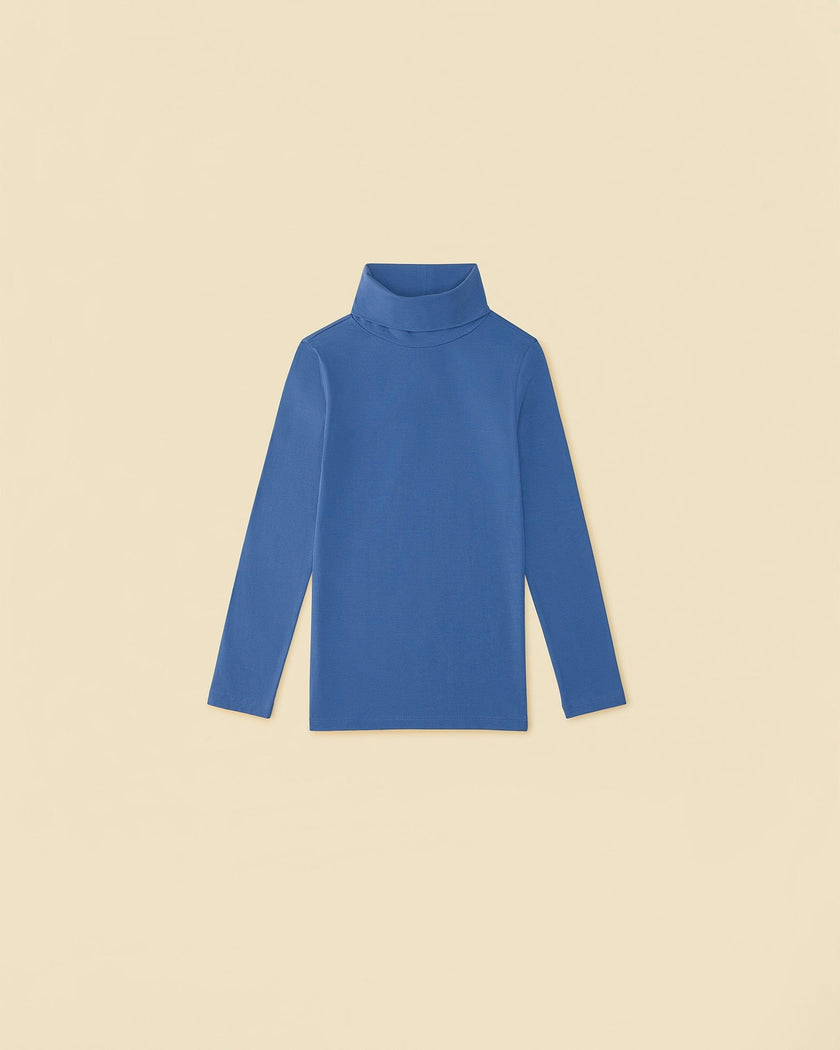 Essential Turtleneck in Navy