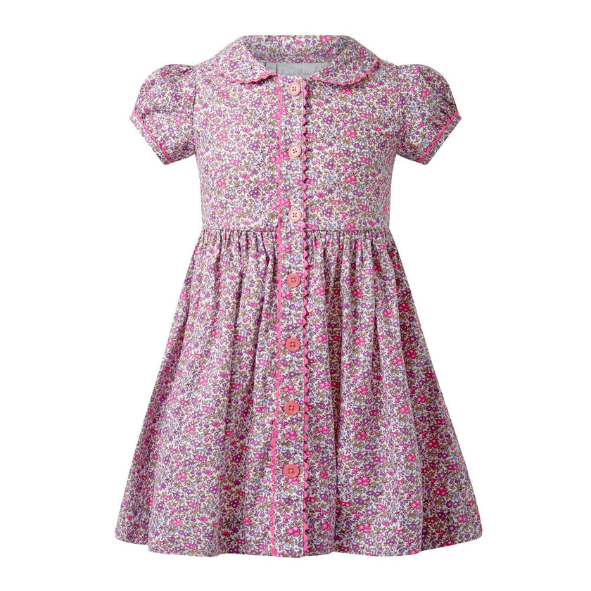 Floral Button Front Dress