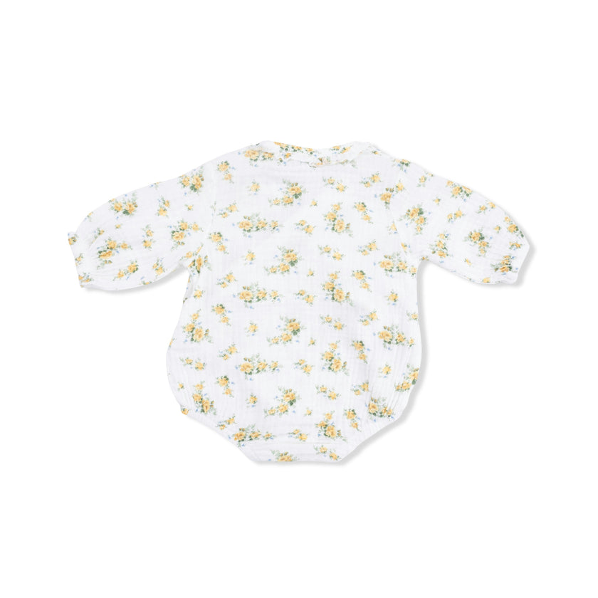 Sunshine Roses - Long Sleeve Kimono Bodysuit