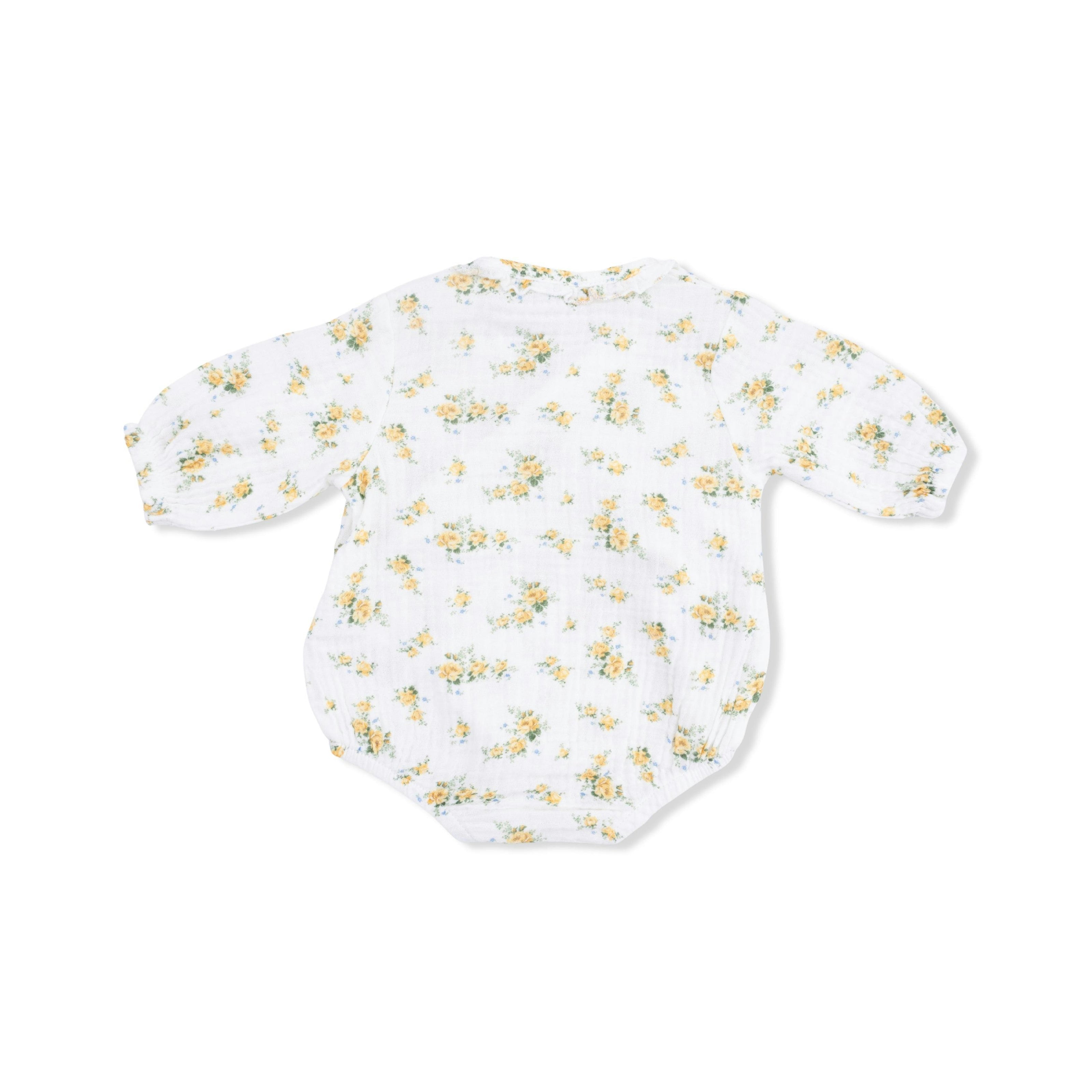 Sunshine Roses - Long Sleeve Kimono Bodysuit