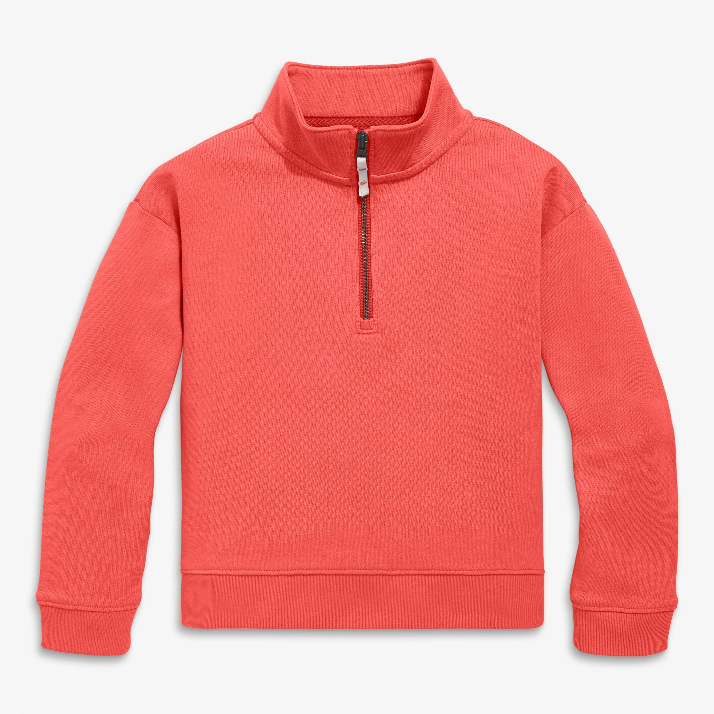 Kids quarter zip sweatshirt