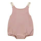 Fragile Snap Bottom Cotton Romper