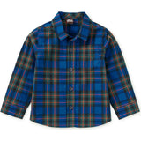 Plaid Button Up Shirt, Blue