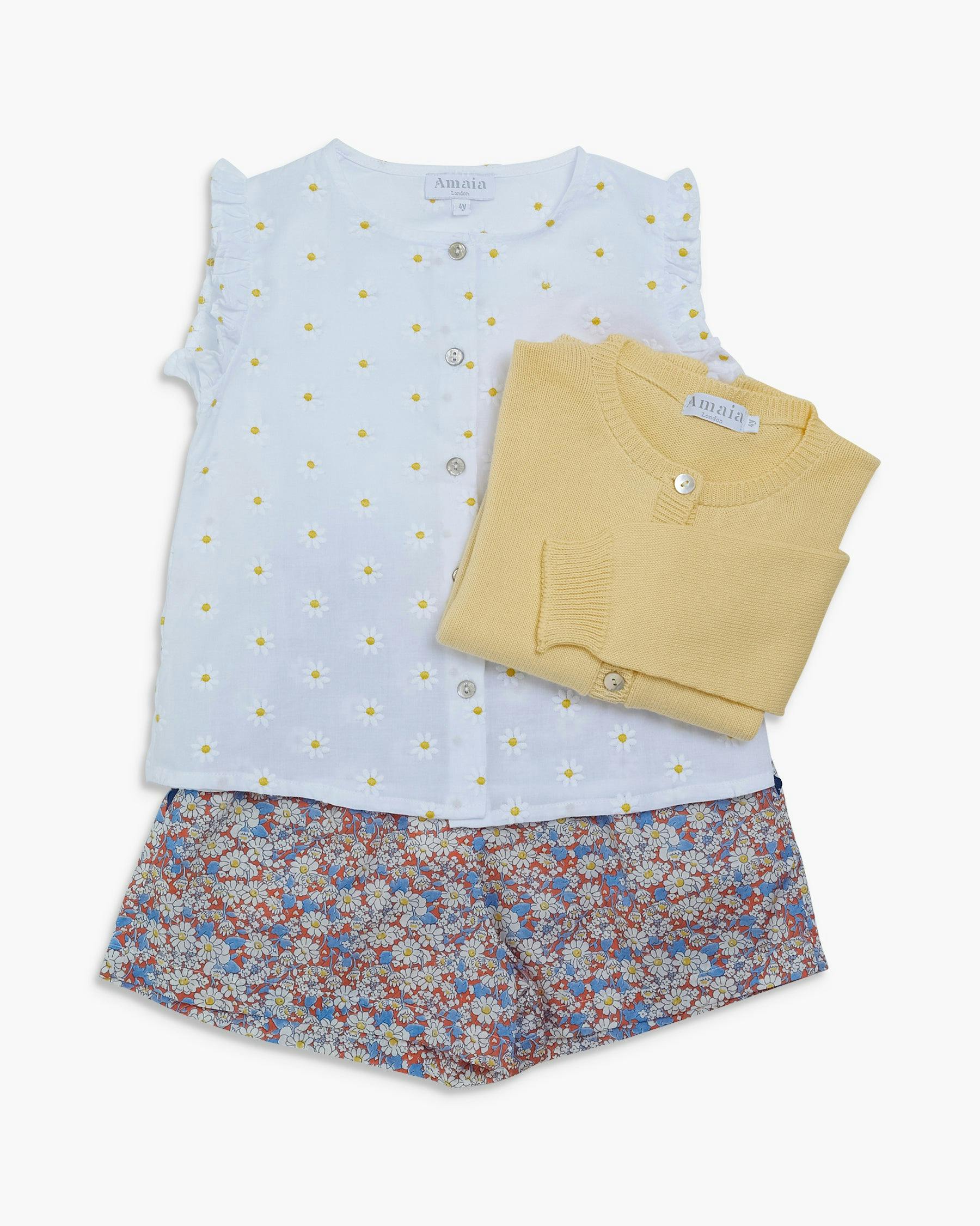 Noemie Top Daisy Embroidered