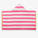 Kids stripe hoodie towel