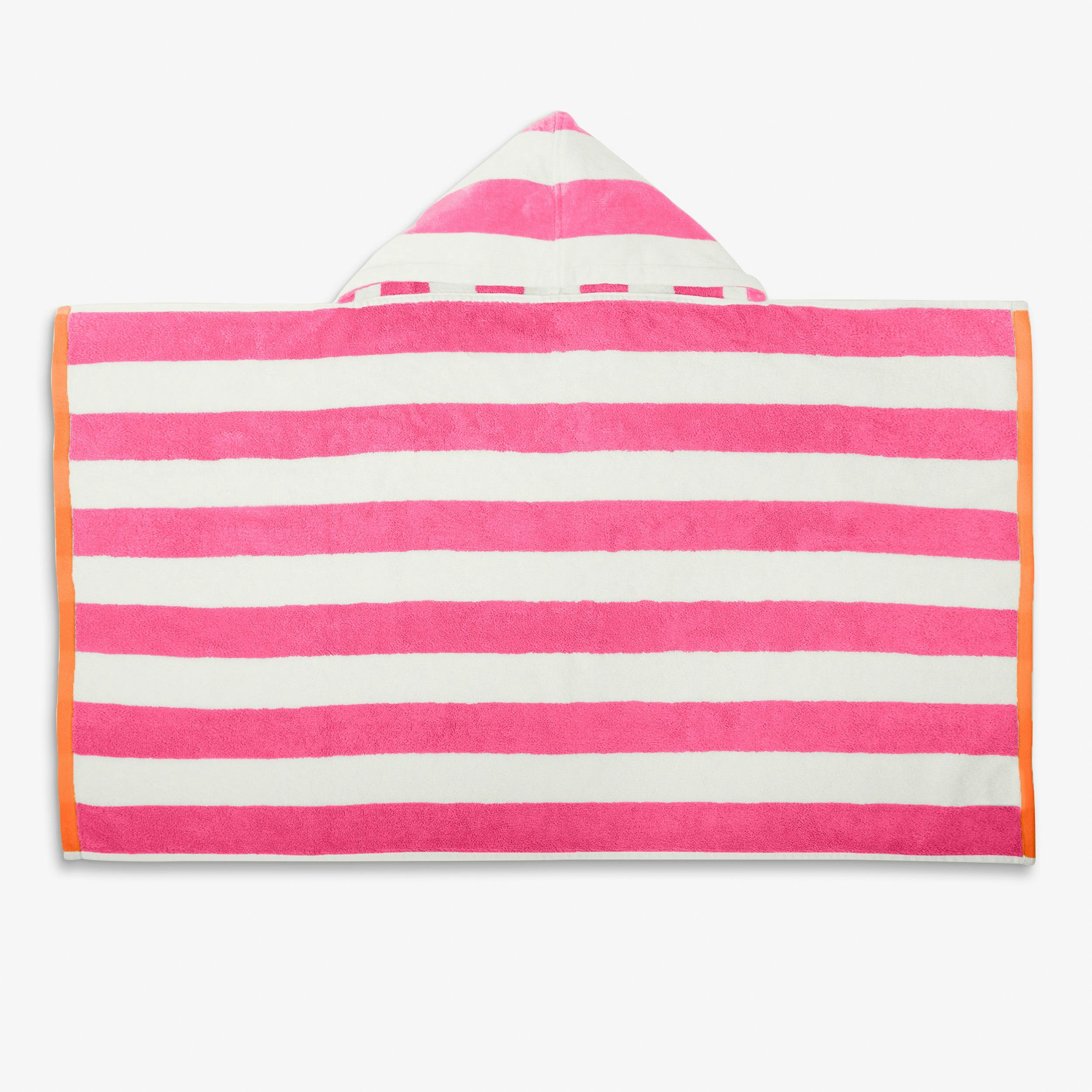 Kids stripe hoodie towel