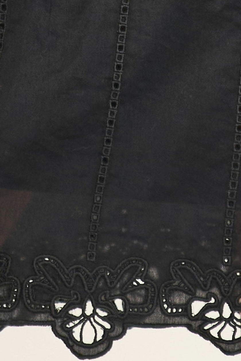 Nador Dress in Black Lotus Eyelet