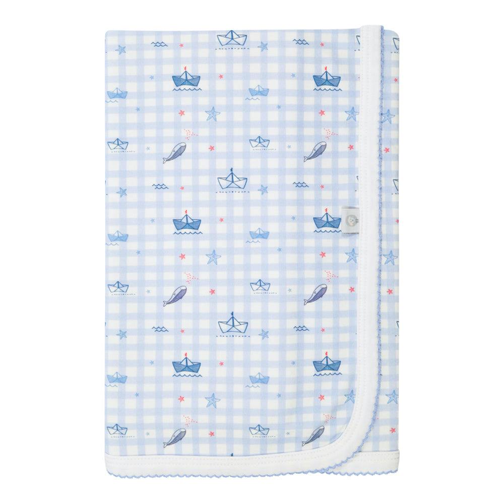 Sailors Pima Cotton Baby Blanket