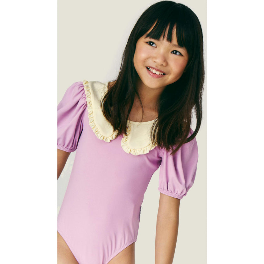 Mipounet SS26 Daniela, Swimwear Ecru Pink Violet