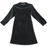Leila dress (gray velvet)