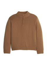 Quarter Zip Sweater - Chestnut