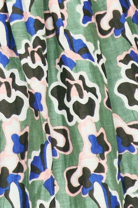 Belem Dress in Mint Orchid