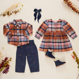 Boys Long Sleeve Jack Shirt - Hayride Plaid