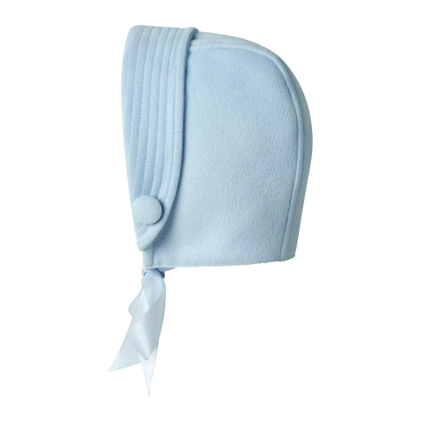 Blue Double Breasted Coat and Bonnet
