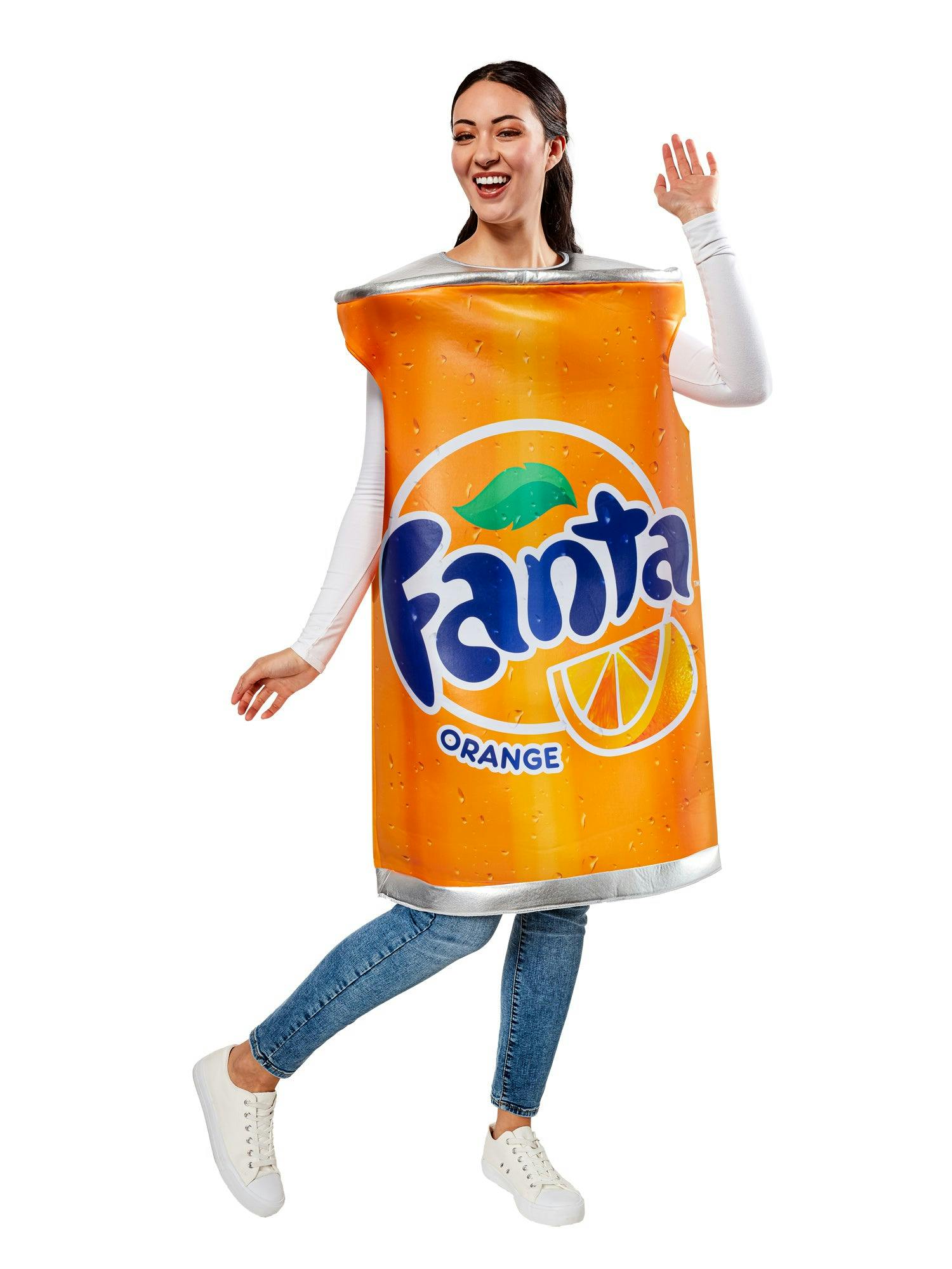 Adult Orange Fanta Can Costume