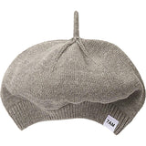 Chunky Ribbed Cotton Knit Elastic Fit Beret