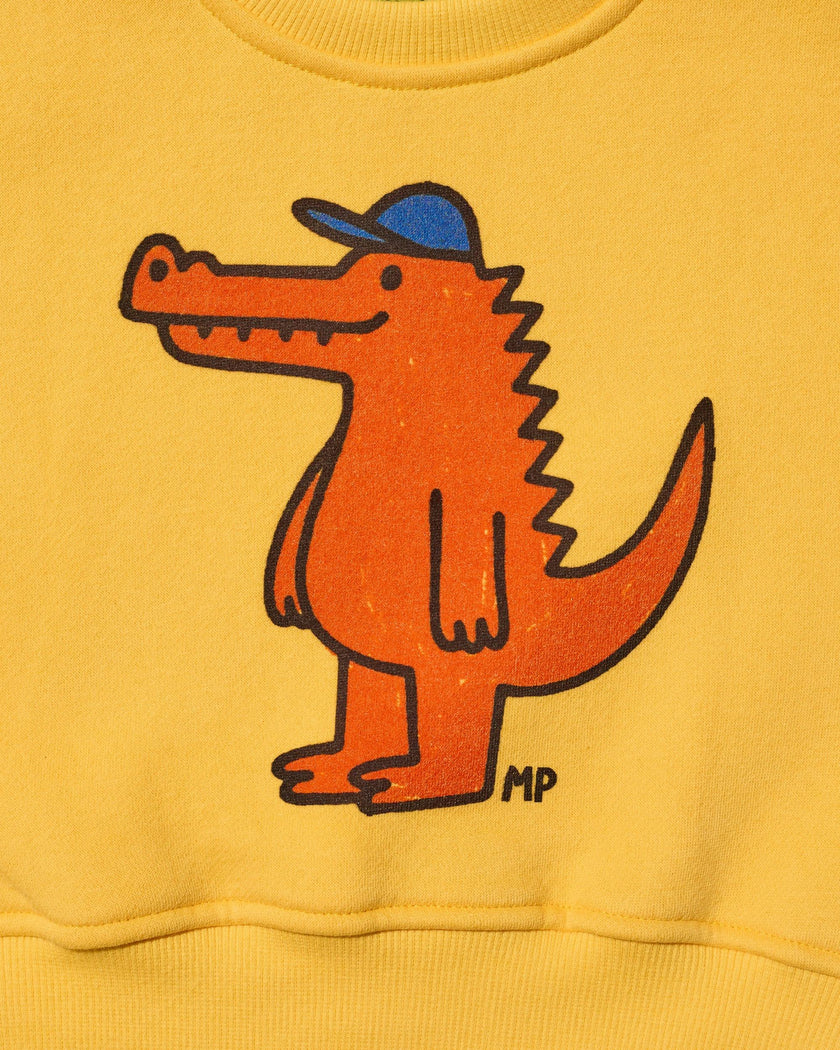 Yellow Classic Croc Sweatshirt