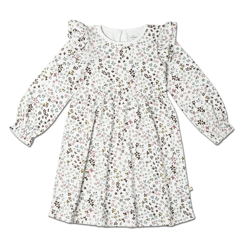 Organic Ruffle Sleeve Dress