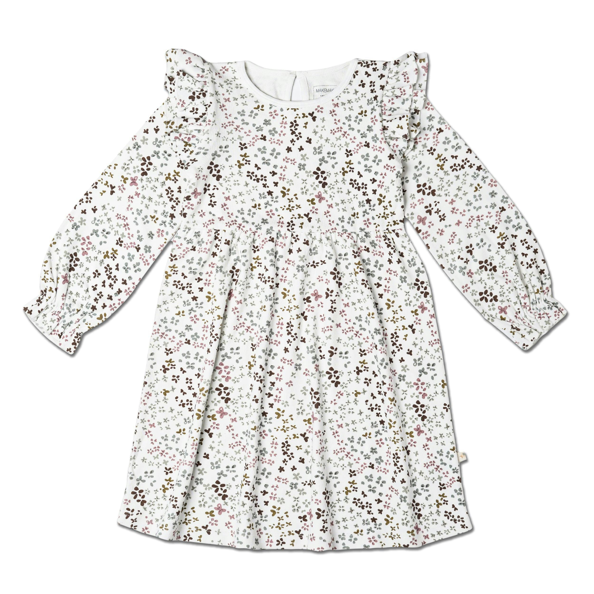 Organic Ruffle Sleeve Dress