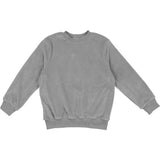 Velour Crew Neck Ribbed Cuff Long Sleeve Shirt