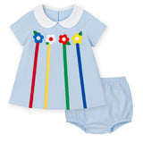 Dress With Flowers and Bloomer