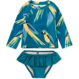 Rash Guard Baby Swim Set, Blue
