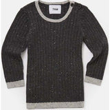 Baby Boys Hug Me Ribbed Contrast Trim Long Sleeve Top